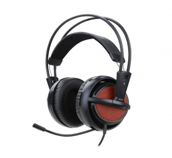 ACER PREDATOR WIRED GAMING HEADSET (OVER-THE-HEAD/NEODYMIUM 1.97" DRIVER/EXTENDABLE CABLE/RETRACTABLE UNI-DIRECTIONAL MIC/BLACK)