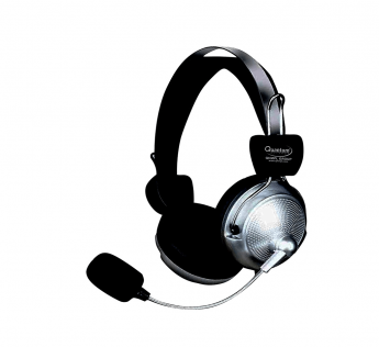 QUANTUM QHM 862 WIRED HEADSET (BLACK, ON THE EAR