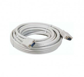 TERABYTE VGA CABLE 30 METER MALE TO MALE CORD 15 PIN CABLE,WHITE