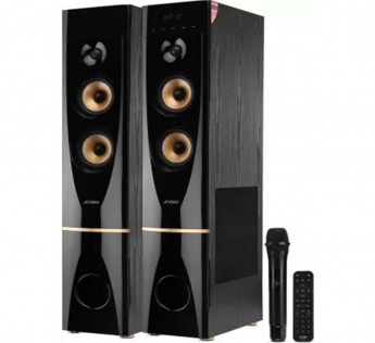 Speaker F&D T88X Speaker 300 W F&D Bluetooth Speaker Tower Speaker (Black, 2.0 Channel)