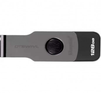 KINGSTON DATATRAVELER SWIVL USB 3.1 128 GB PEN DRIVE (BLACK)