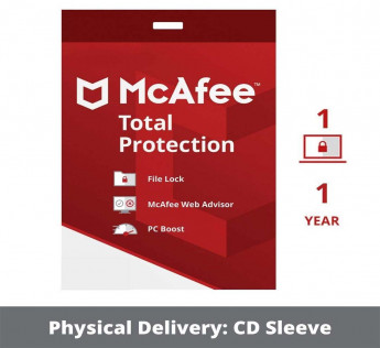 MCAFEE TOTAL PROTECTION- 1 PC, 1 YEAR