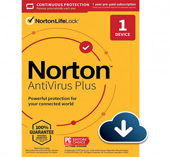 NORTON ANTIVIRUS PLUS 1 PC 1 YEAR