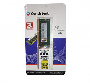 CONSISTENT 8GB DDR4 LAPTOP RAM 2400MHZ