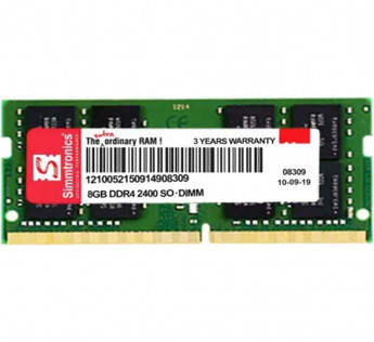 SIMMTRONICS 8GB 2400MHZ DDR4 SDRAM FOR LAPTOP