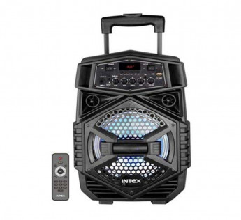 INTEX SPEAKER T-200 TROLLEY SPEAKER PORTABLE WIRELESS SPEAKER INTEX BLUETOOTH SPEAKER DJ PARTY SPEAKER WITH LED LIGHTS RECHARGEABLE