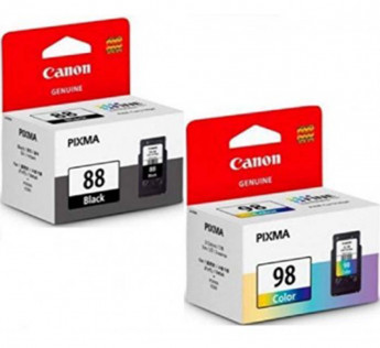 Canon Combo 88 and 98 Ink Cartridge [Set of 2] Compatible with Pixma E500 E510 E600 E610 Printers
