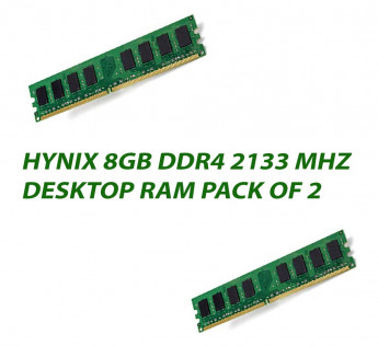 HYNIX 8GB DDR4 DESKTOP RAM 2133 MHZ : PACK OF 2