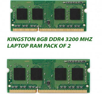 KINGSTON 8GB DDR4 3200 MHZ LAPTOP RAM : PACK OF 2