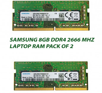 SAMSUNG 8GB DDR4 2666 MHZ LAPTOP RAM : PACK OF 2