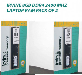 IRVINE 8GB DDR4 2400 MHZ LAPTOP RAM : PACK OF 2