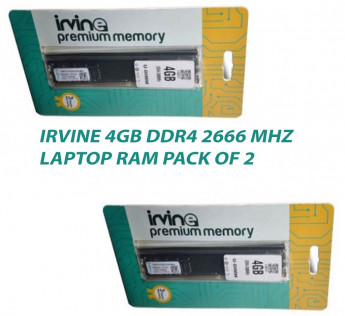 IRVINE 4GB DDR4 2666 MHZ LAPTOP RAM : PACK OF 2