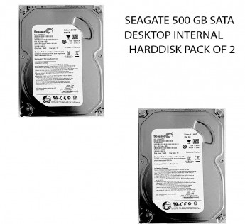 SEAGATE 500 GB SATA DESKTOP INTERNAL HARD DISK PACK OF 2