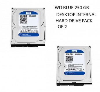 WD BLUE 250GB DESKTOP INTERNAL HARD DRIVE PACK OF 2