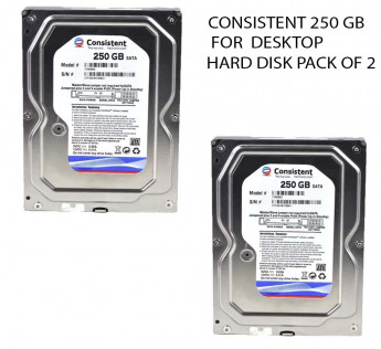 CONSISTENT 250 GB FOR DESKTOP HARD DISK PACK OF 2