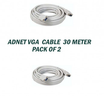 ADNET 30 METER VGA CABLE PACK OF 2