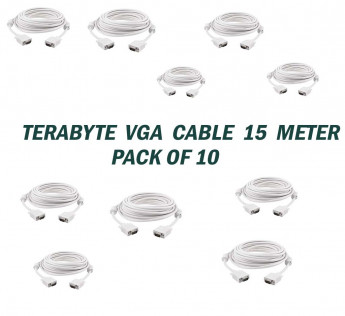 TERABYTE 15 METER VGA CABLE PACK OF 10