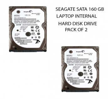 SEAGATE SATA 160 GB LAPTOP INTERNAL HARD DISK DRIVE PACK OF 2