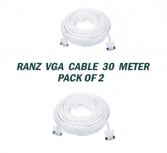 RANZ 30 METER VGA CABLE PACK OF 2