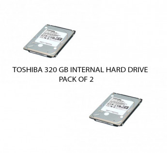 TOSHIBA 320GB LAPTOP INTERNAL HARD DRIVE PACK OF 2 
