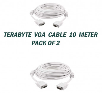 TERABYTE 10 METER VGA CABLE PACK OF 2