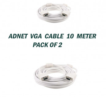 ADNET 10 METER VGA CABLE PACK OF 2