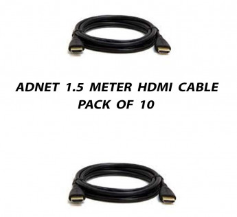 ADNET 1.5 METER HDMI CABLE PACK OF 10