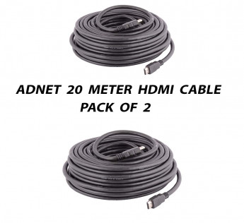 ADNET 20 METER HDMI CABLE PACK OF 2
