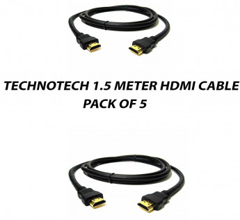 TECHNOTECH 1.5 METER HDMI CABLE PACK OF 5