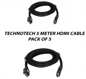 TECHNOTECH 5 METER HDMI CABLE PACK OF 5