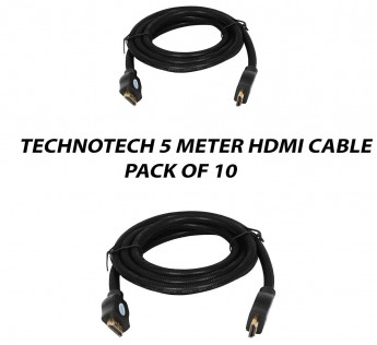 TECHNOTECH 5 METER HDMI CABLE PACK OF 10