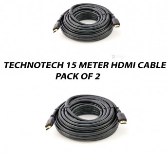 TECHNOTECH 15 METER HDMI CABLE PACK OF 2