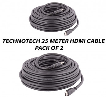 TECHNOTECH 25 METER HDMI CABLE PACK OF 2