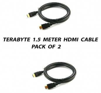 TERABYTE 1.5 METER HDMI CABLE PACK OF 2