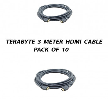 TERABYTE 3 METER HDMI CABLE PACK OF 10