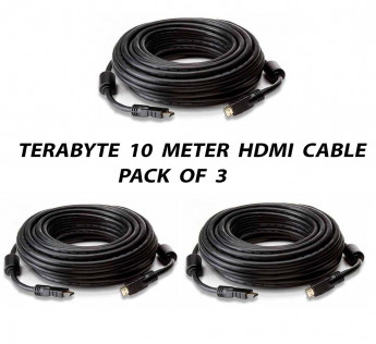 TERABYTE 10 METER HDMI CABLE PACK OF 3