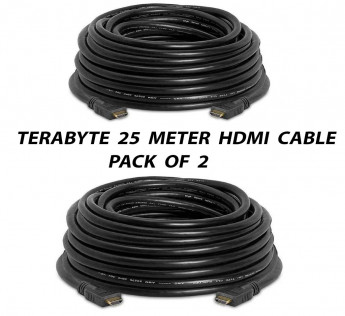 TERABYTE 25 METER HDMI CABLE PACK OF 2