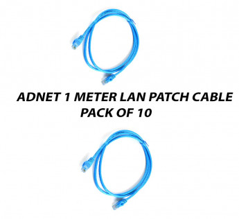 ADNET 1 METER CAT6 LAN PATCH CABLE PACK OF 10