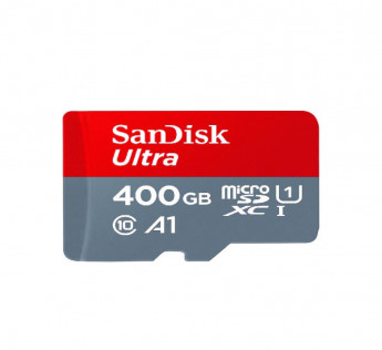 SANDISK 400GB CLASS 10 MICROSD CARD (SDSQUAR-400G-GN6MA) WITH ADAPTER