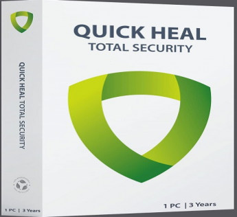 QUICK HEAL TOTAL SECURITY LATEST VERSION - 1 PC, 3 YEAR (EMAIL DELIVERY IN 2 HOURS- NO CD)