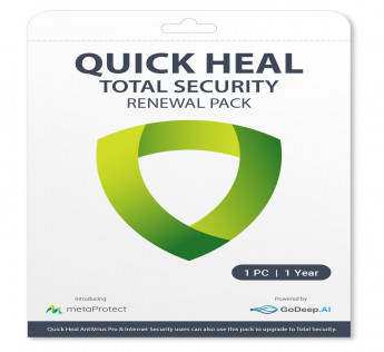 QUICK HEAL TOTAL SECURITY RENEWAL TR1UP (1 USER 1 YEAR)