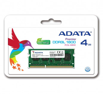 ADATA Premier 4GB 1600Mhz DDR3L RAM Memory Module for Notebooks and Laptops - ADDS1600W4G11-R