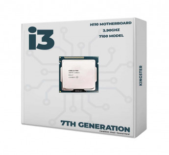 Kingster core i3 7100T 7th Generation 3.9GHz LGA 1151 Socket 2 cores 4 Threads 3MB Smart Cache Desktop Processor