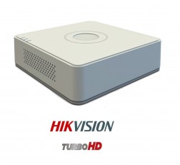 Hikvision HD Series DS-7A04HQHI-K1 1080P 2MP 4 Channel Mini Turbo DVR (White)