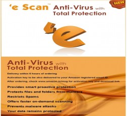 eScan Antivirus Latest Version ( 3 PC / 1 Year ) - Activation Code-Email Delivery