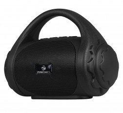 ZEBRONICS ZEB-COUNTY BLUETOOTH SPEAKER WITH BUILT-IN FM RADIO, AUX INPUT AND CALL FUNCTION (BLACK)