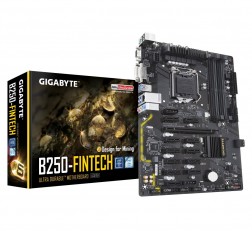 GIGABYTE Motherboard B250 Motherboard FinTech LGA 1151 Intel B250 Mining Motherboard for 6th and 7th Gen CPU