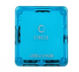 Circle -4 PORT MOBILE USB HUB 4.3 (BLUE)