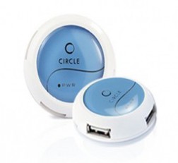 Circle-4 PORT MOBILE USB HUB 4.2 (BLUE