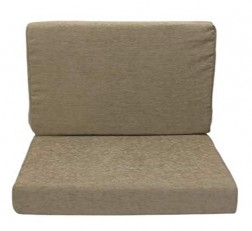 Gold Flex Sleepwell Sheela Group Sofa Foam Cushions with Cover Cream 40 Density Seat 21 x 22 x 5-inch Soft Foam on Top 32 Density Back 21 x 18 x 4-inch